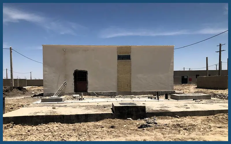 پکیج تصفیه فاضلاب اردوگاه پناهندگان نیاتک