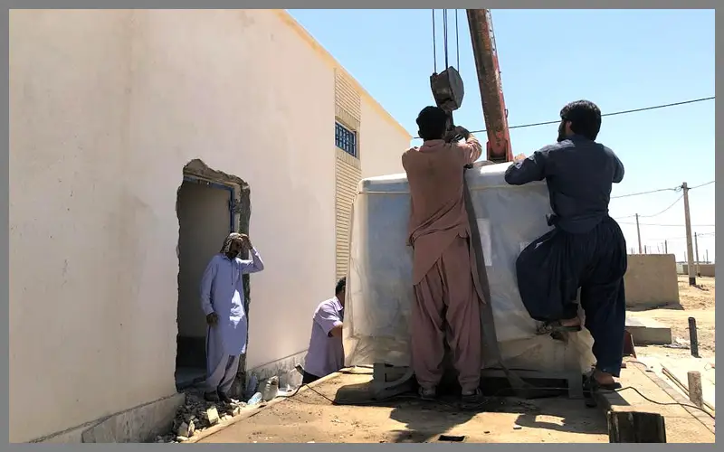 پکیج تصفیه فاضلاب اردوگاه پناهندگان نیاتک
