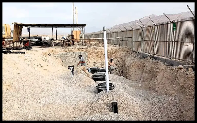 پکیج تصفیه فاضلاب ایستگاه انتقال گاز بستک