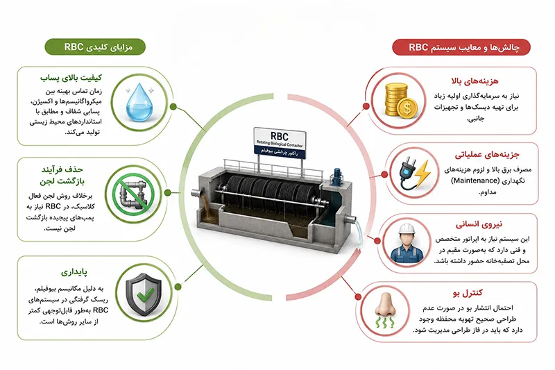 مزایا و معایب روش تصفیه RBC